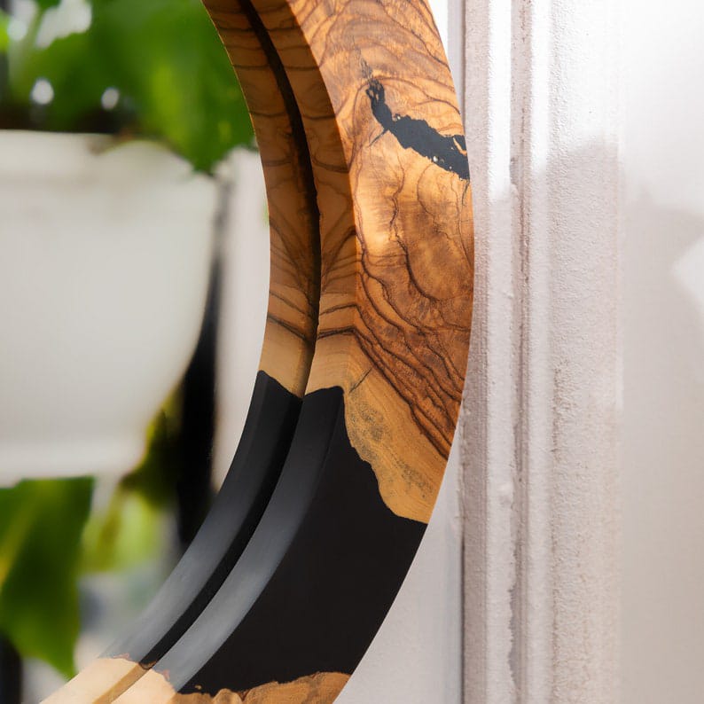 Epoxy Wood Wall Mirror EWWM-1