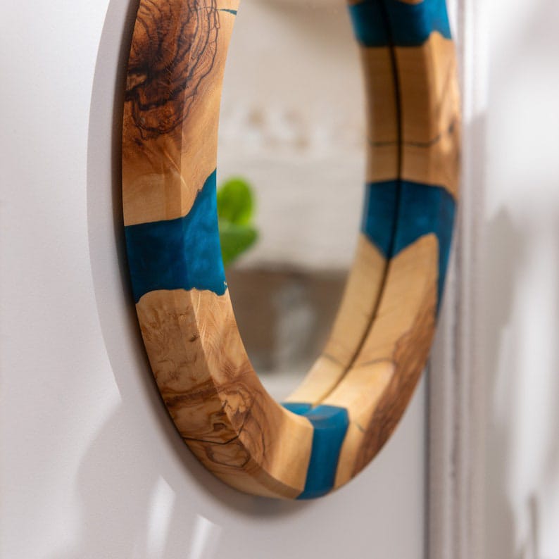 Epoxy Wood Wall Mirror EWWM-3