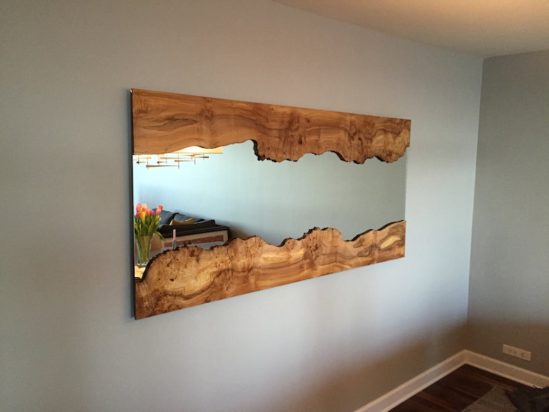 Live Edge Wood Mirror-1