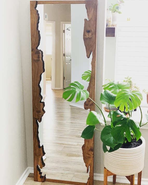Live Edge Wood Mirror-2