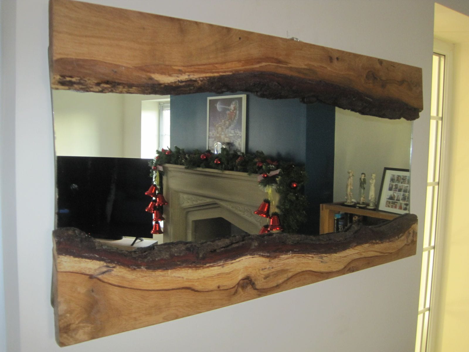 Live Edge Wood Mirror-3