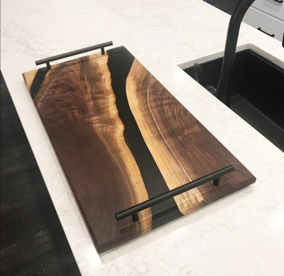 Epoxy Wooden Tray EWT-2